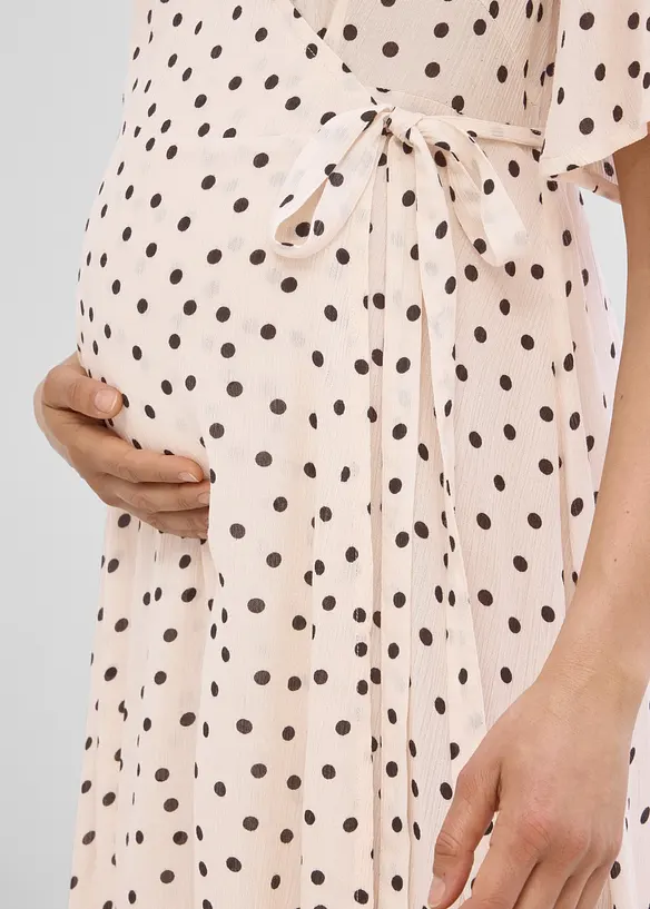 Mamma-/amningskl&auml;nning i f&ouml;ljsam viskoskr&auml;pp, bonprix