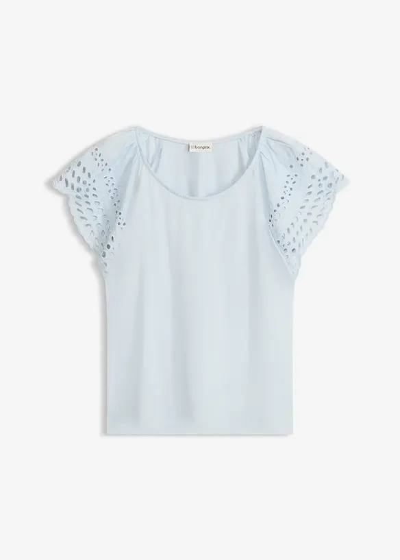 Topp i bomullsmix, bonprix