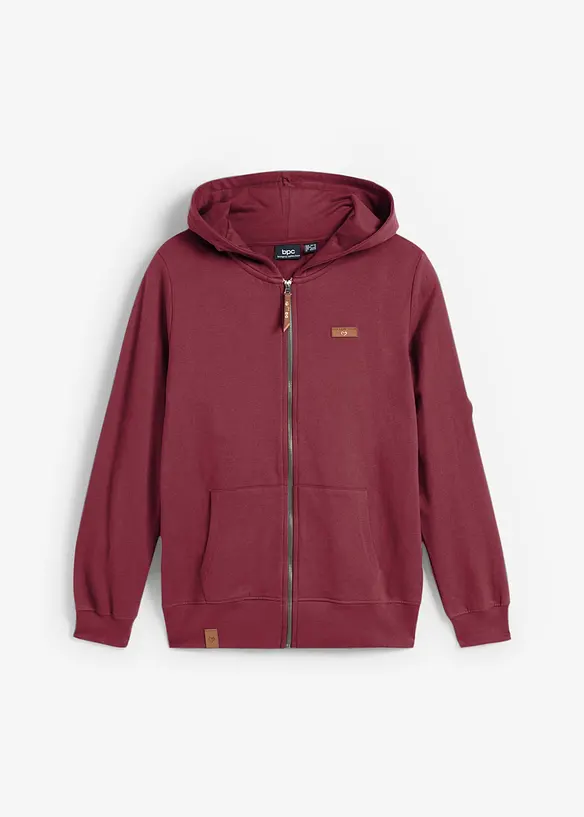 Munkjacka med luva i ren bomull, bonprix