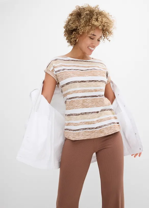 T-shirt i ren ekologisk bomull, bonprix