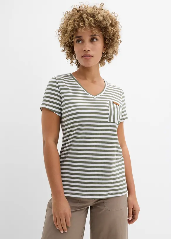 Randig T-shirt, bonprix