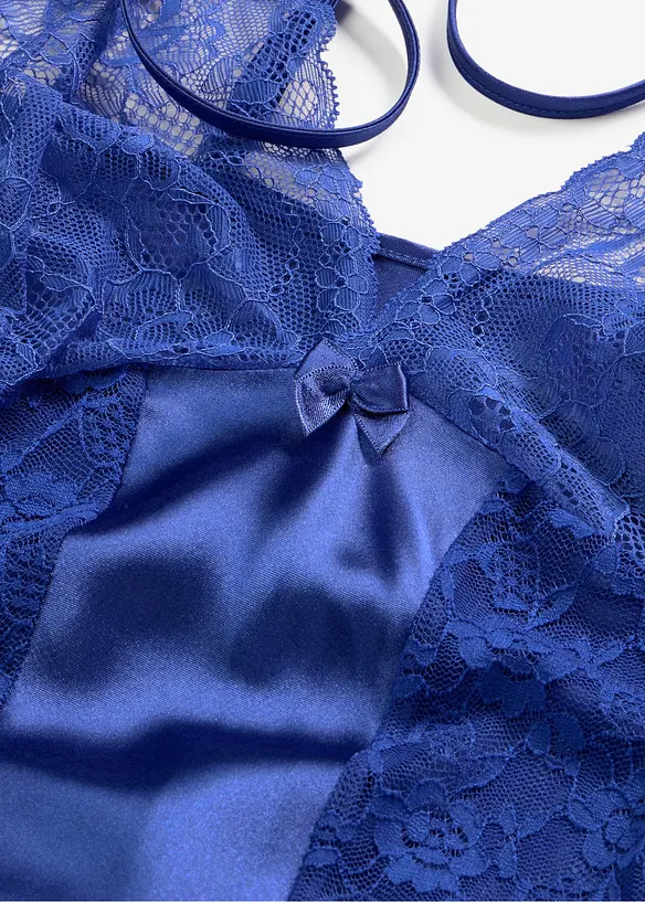 Neglig&eacute; i satin, bonprix