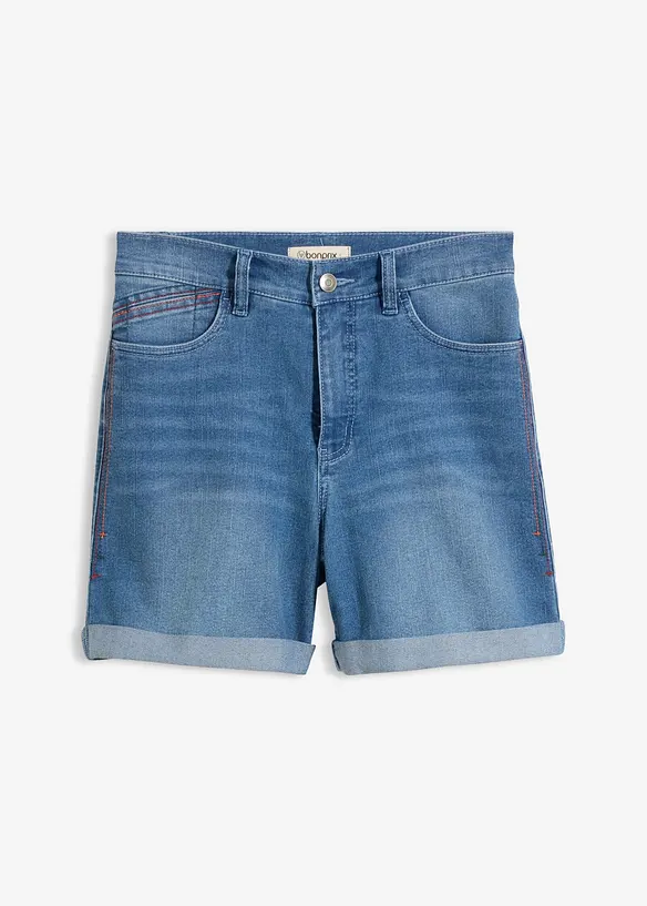 Jeansshorts Mid Waist, bonprix