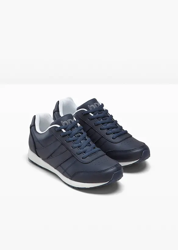 Sneakers i skinn, bonprix