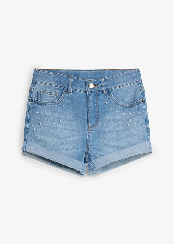 Jeansshorts Mid Waist, bonprix