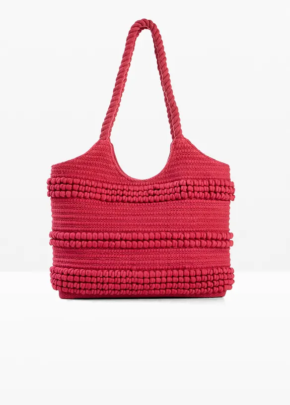 Shoppingv&auml;ska i bomull med struktureffekt, bonprix
