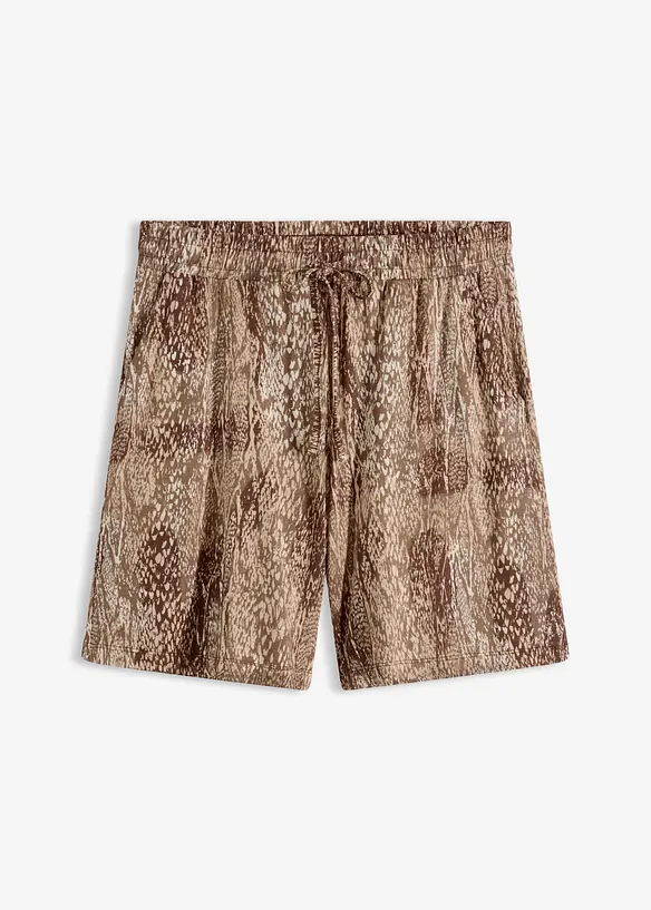Jerseyshorts i f&ouml;ljsam viskosmix, bonprix