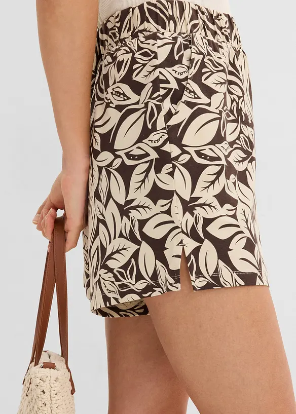 Jerseyshorts i elastisk bomullsmix, bonprix
