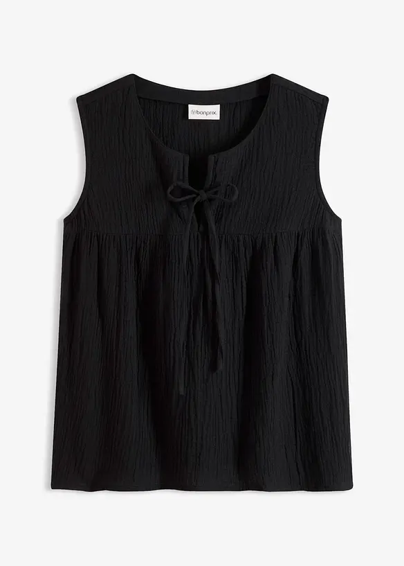 Bluslinne i bomullsmuslin, bonprix