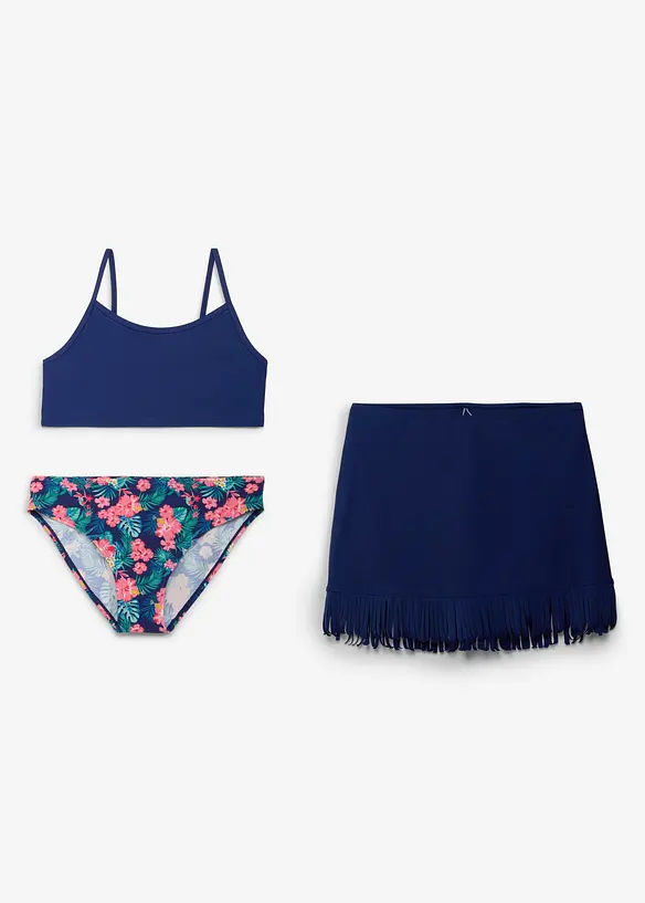 Bikini och kjol (3 delar), bonprix