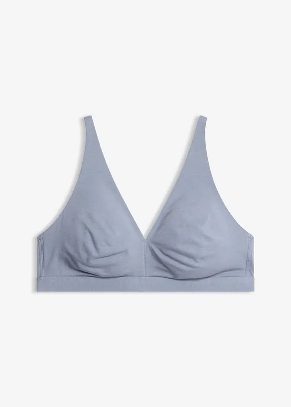Bralette utan bygel med ekologisk bomull, bonprix
