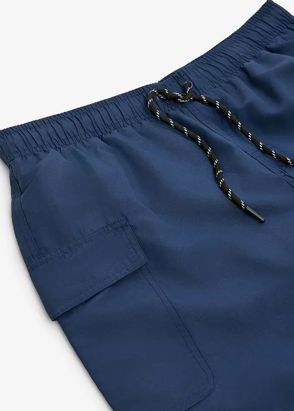 Badshorts med cargoficka, bonprix