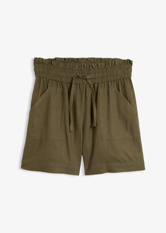 Shorts i linnemix, bonprix