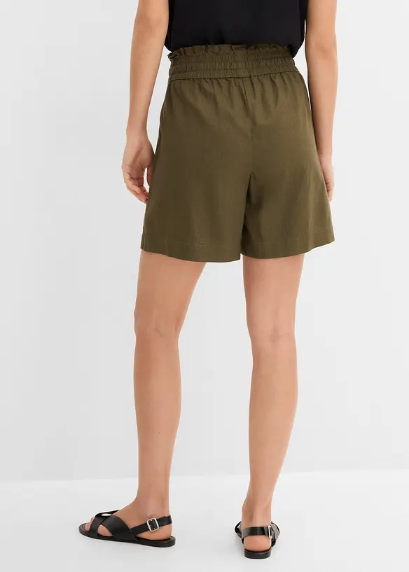 Shorts i linnemix, bonprix