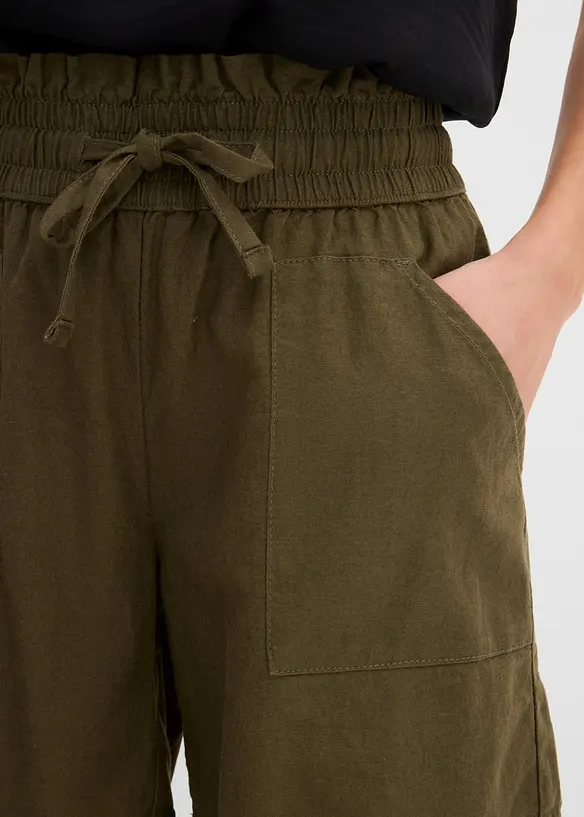 Shorts i linnemix, bonprix