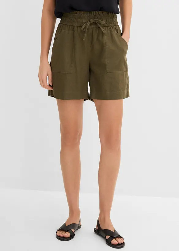 Shorts i linnemix, bonprix