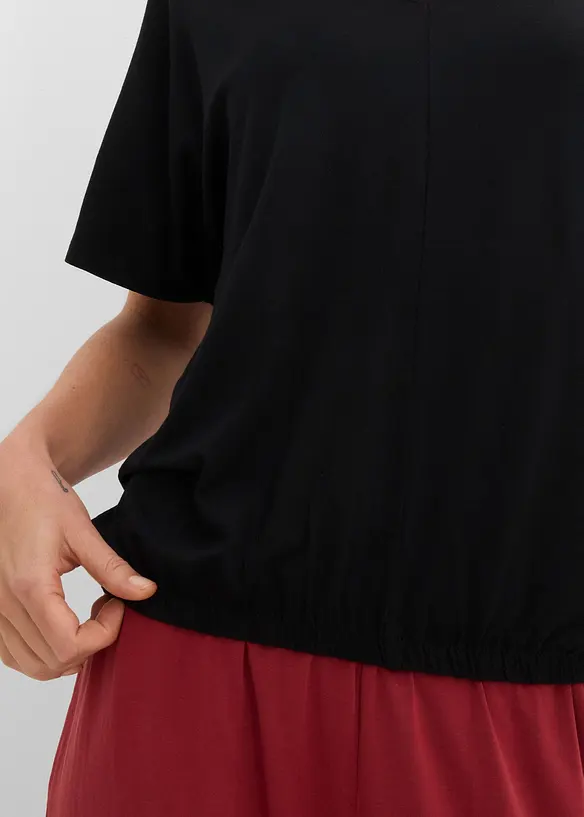 Oversizetopp i mjuk viskosmix, bonprix