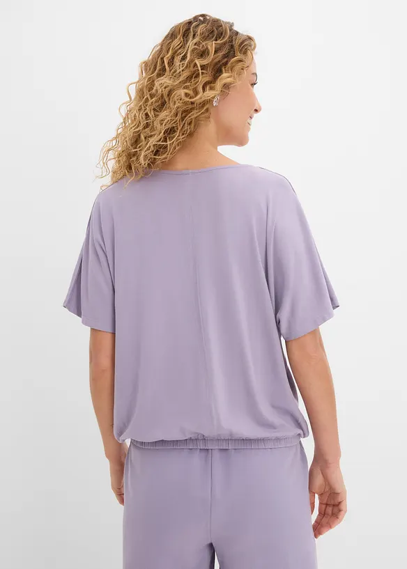 Oversizetopp i mjuk viskosmix, bonprix