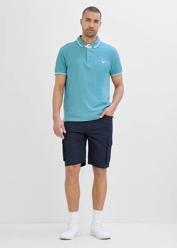 Stretchiga shorts i cargomodell (2-pack), bonprix