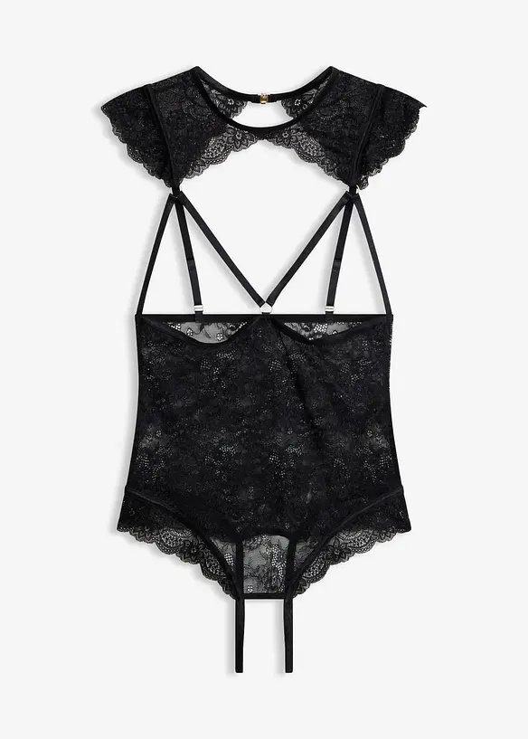 Stringbody med &ouml;ppen gren, bonprix