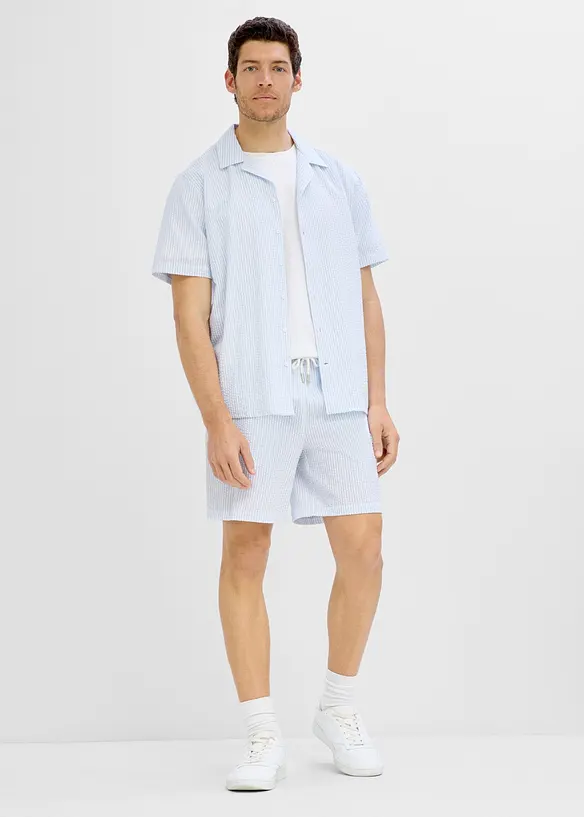 Dra p&aring;-shorts i bomull, bonprix