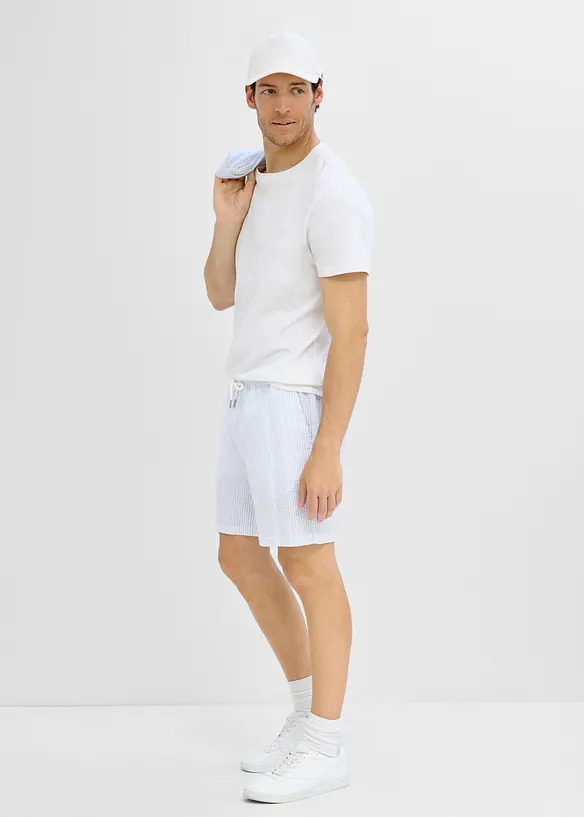 Dra p&aring;-shorts i bomull, bonprix