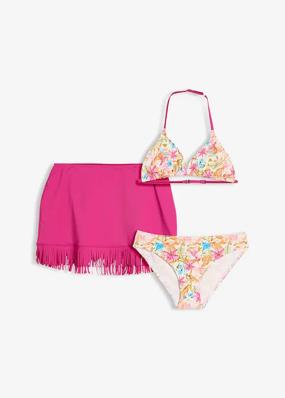 Bikini och kjol (3 delar), bonprix