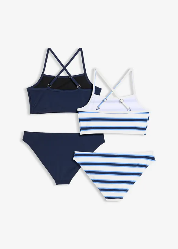 Bikini i dubbelpack (4 delar), bonprix
