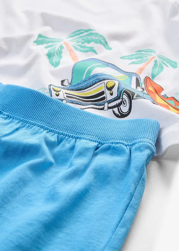 Kort pyjamas i bomull, bonprix