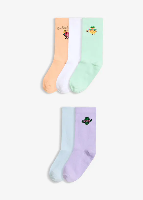 Strumpor med ekologisk bomull (5-pack), bonprix