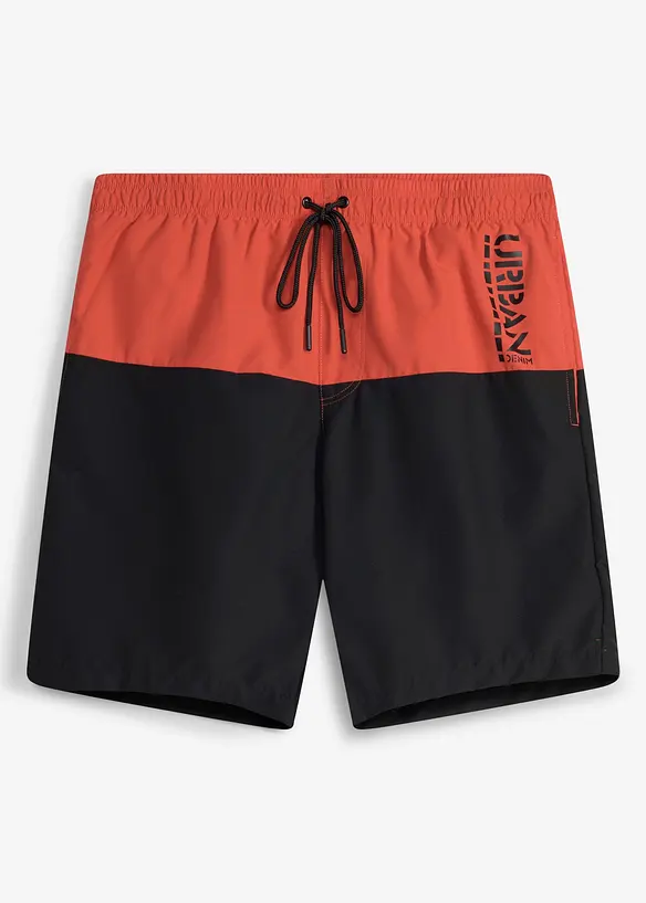 Badshorts med blockf&auml;rger, bonprix
