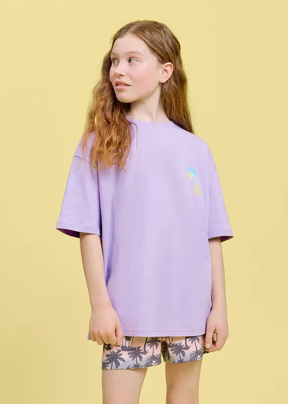 T-shirt i oversizemodell av bomull, bonprix