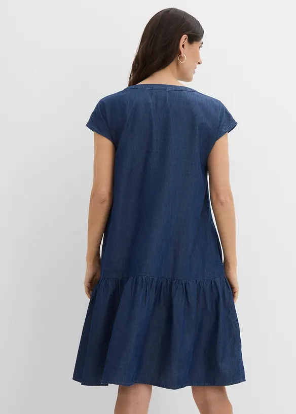 Tunikakl&auml;nning i denim, bonprix