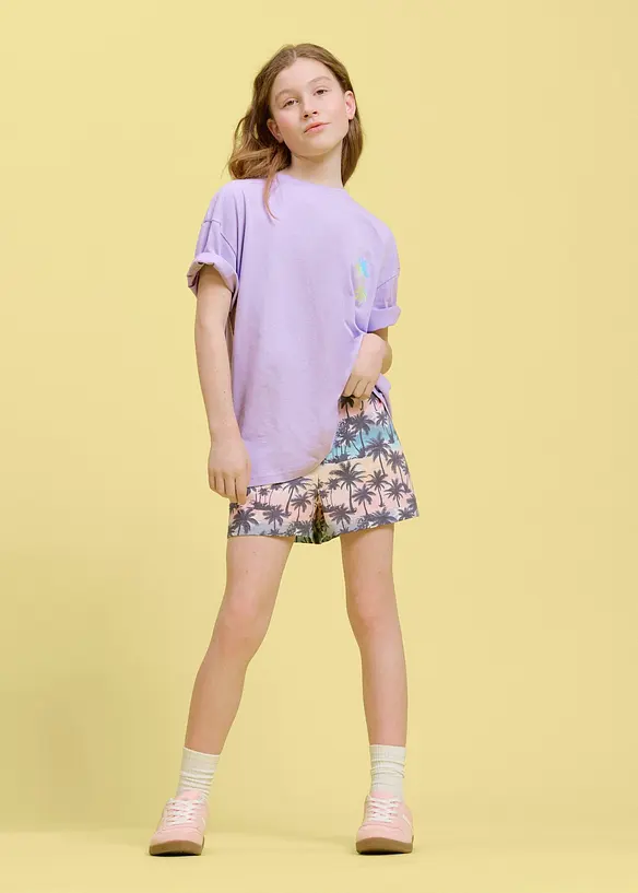 T-shirt i oversizemodell av bomull, bonprix