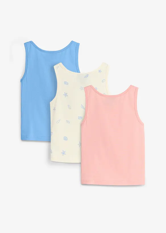 Linne i ekologisk bomull (3-pack), bonprix