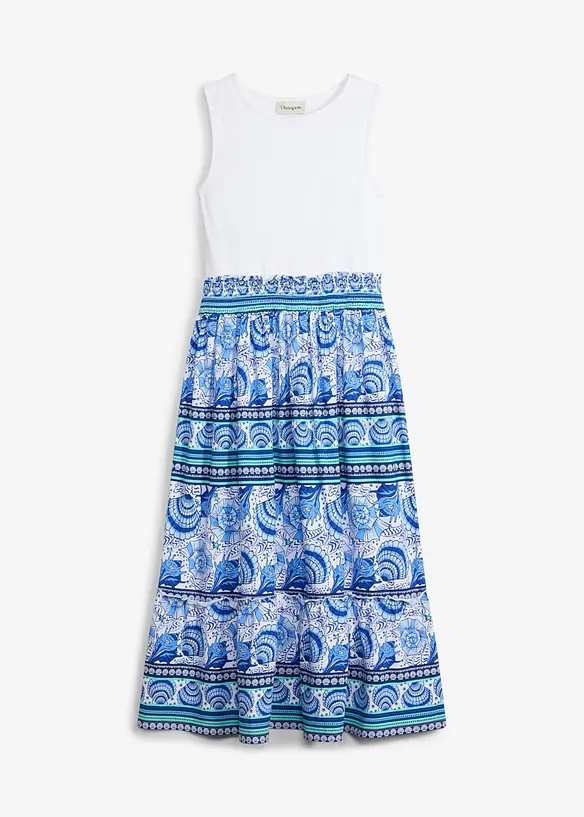 Jerseykl&auml;nning med 2-i-1-look, bonprix