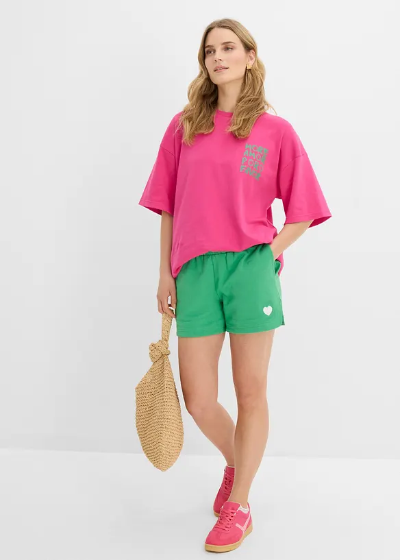 Sweatshorts i ekologisk bomull, bonprix