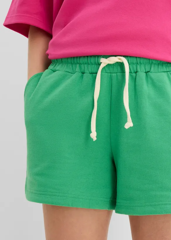 Sweatshorts i ekologisk bomull, bonprix