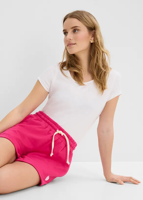 Sweatshorts i ekologisk bomull, bonprix