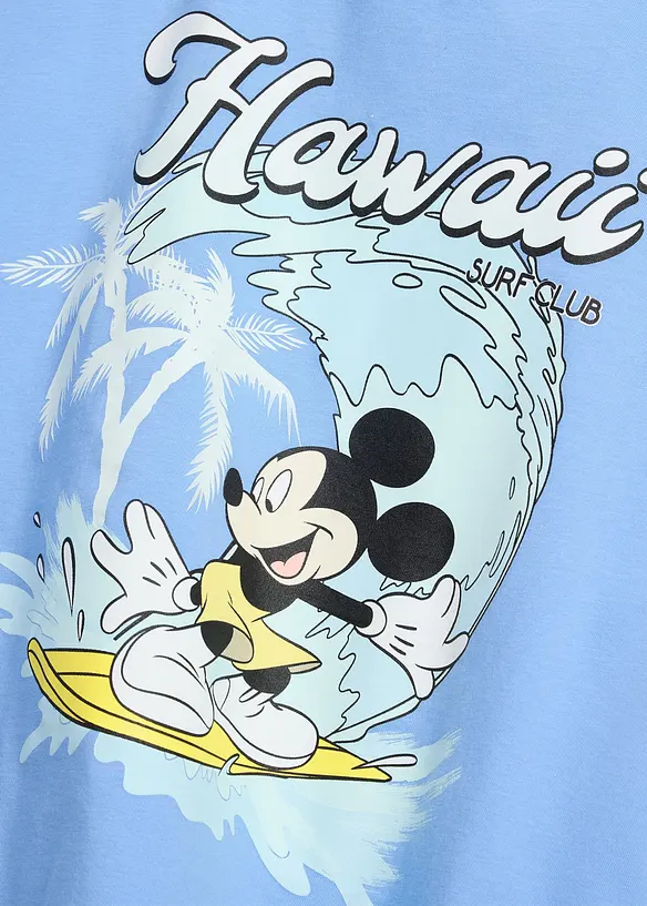 T-shirt i bomull med Musse Pigg-motiv, avslappnad passform, Disney