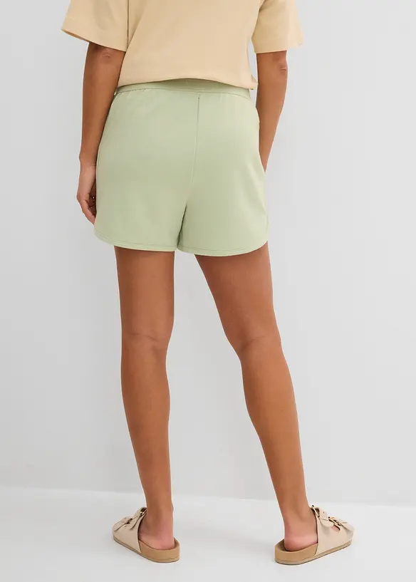 Sweatshirtshorts med rundad nederkant, bonprix