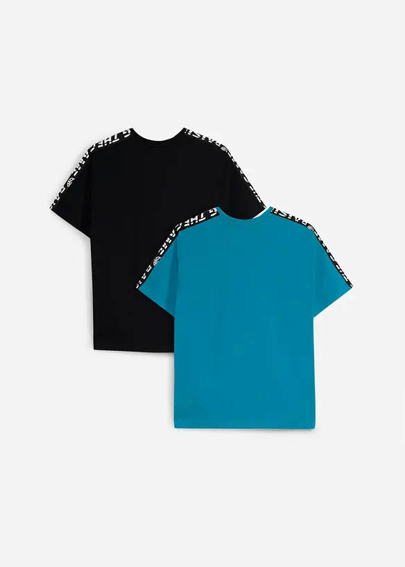 T-shirt i ekologisk bomull (2-pack), bonprix