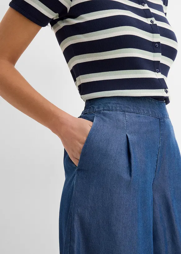 Shorts av lyocell, bonprix