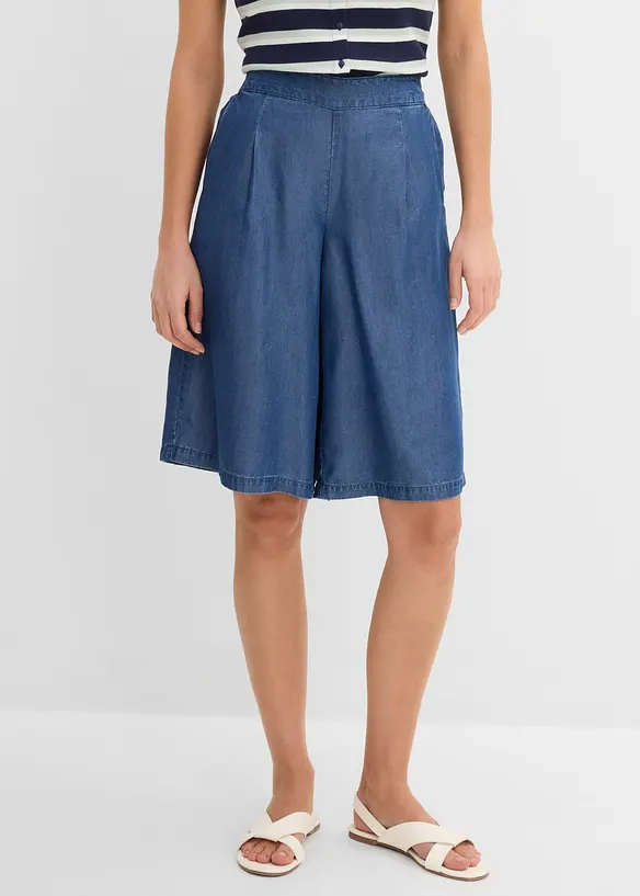 Shorts av lyocell, bonprix