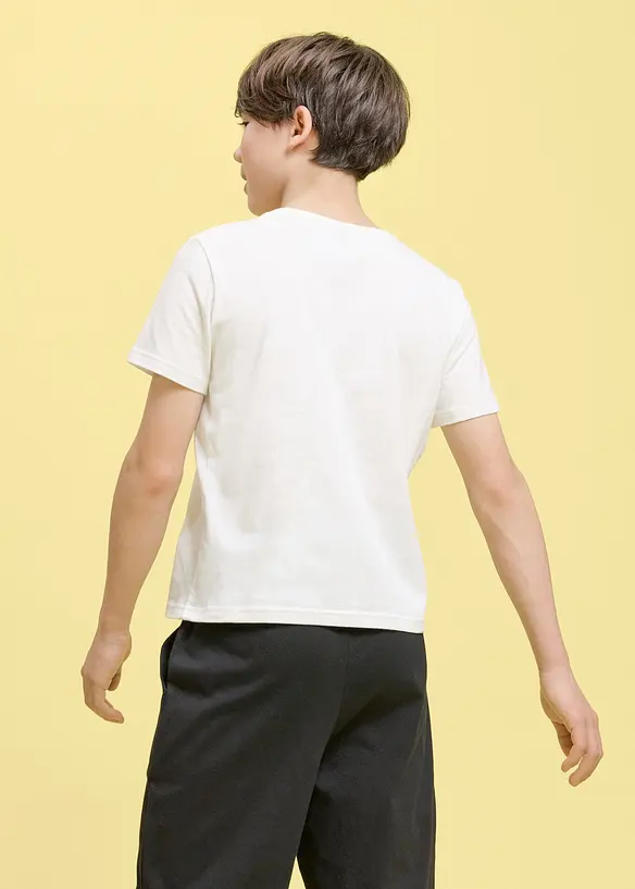 T-shirt med ekologisk bomull (5-pack), bonprix