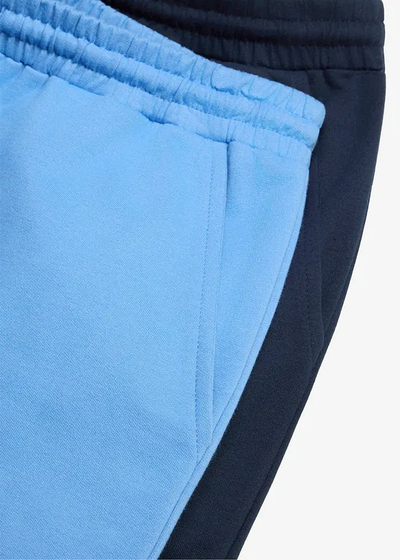 Trik&aring;shorts av ekologisk bomull i Loose Fit (2-pack), bonprix