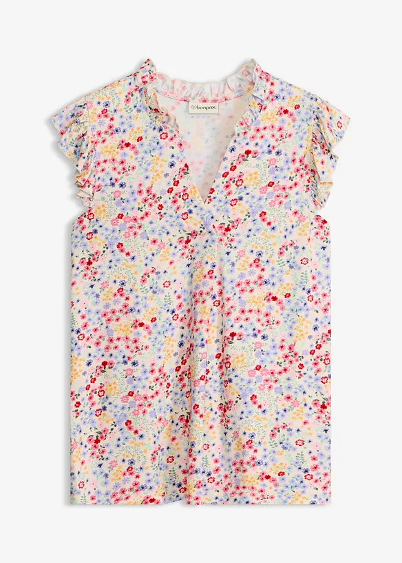 T-shirt i mjuk viskosmix, bonprix