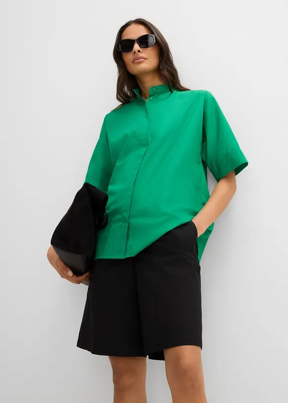 Blus i ekologisk bomull, bonprix
