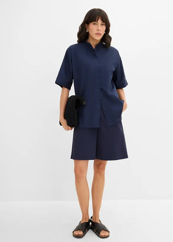 Blus i ekologisk bomull, bonprix