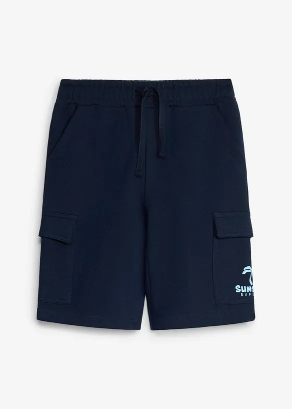 Trik&aring;shorts i cargomodell av ekologisk bomull, bonprix